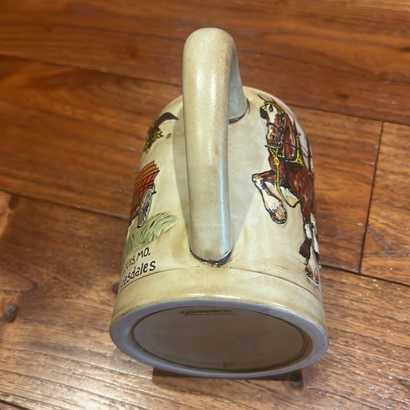 Ceramarte Budweiser Champion Clydesdales St. Louis Missouri Stein 1980 - Picture 12 of 13